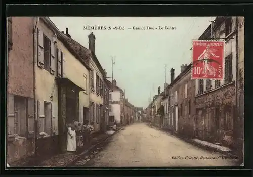 AK Mézières, Grande Rue, Le Centre