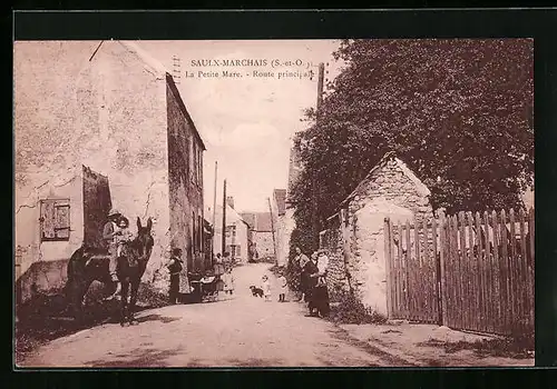 AK Saulx-Marchais, La Petite Mare, Route principale