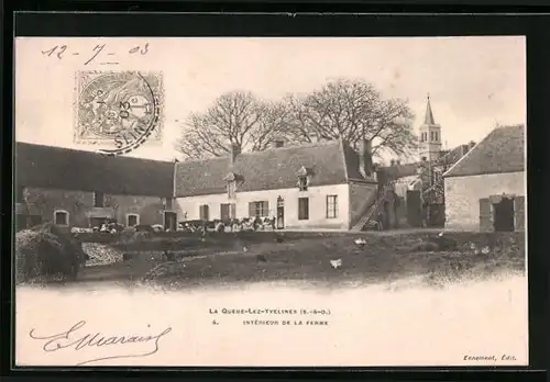 AK La Queue-lez-Yvelines, Intérieur de la Ferme