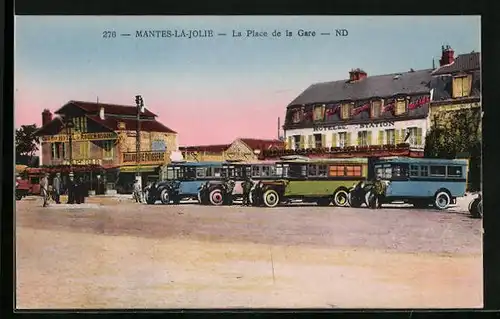 AK Mantes-la-Jolie, La Place de la Gare