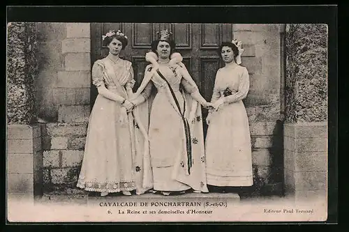 AK Ponchartrain, Cavalcade, La Reine et ses demoiselles d`Honneur