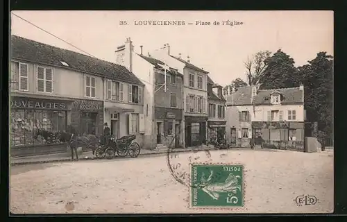 AK Louveciennes, Place de l`Eglise