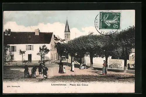 AK Louveciennes, Place des Creux