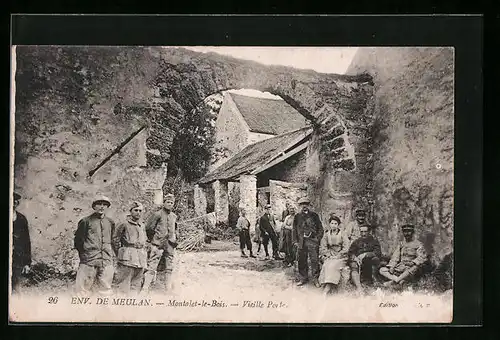 AK Maulan, Montalet-le-Bois, vieille Porte