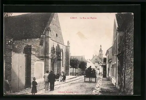 AK Limay, La Rue de l`Eglise