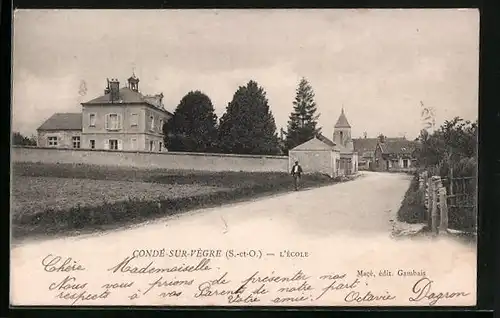 AK Condé-sur-Vègre, L`Ecole