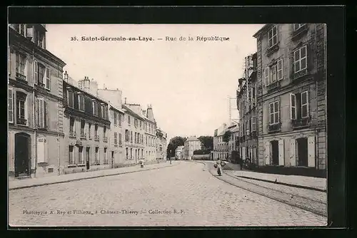 AK Saint-Germain-en-Laye, Rue de la République