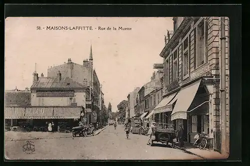 AK Maisons-Laffitte, Rue de la Muette