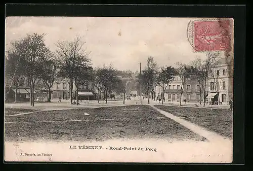 AK Le Vésinet, Rond-Point du Pecq