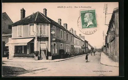 AK Ablis, Rue de Rambouillet