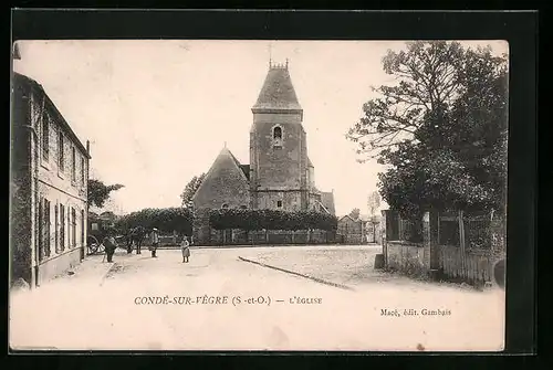 AK Condé-sur-Vègre, L`Eglise