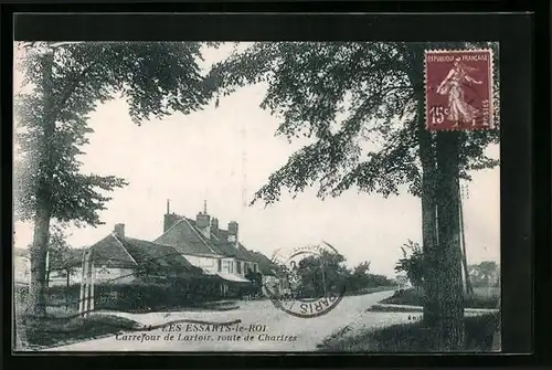 AK Les Essarts-le-Roi, Carrefour de Lartoir, route de Chartres