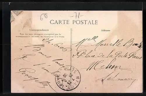 AK Maisons-Laffitte, Vue sur le petit bras