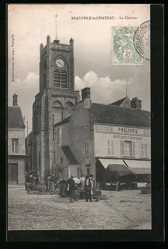 AK Neauphle-le-Chateau, Le Clocher