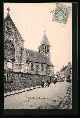 AK Dampierre, Grande Rue et Eglise