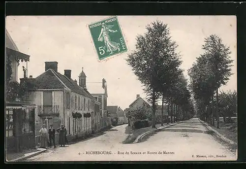 AK Richebourg, Rue de Sceaux et Route de Mantes