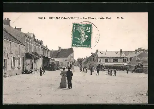 AK Cernay-la-Ville, La Place, cote Est