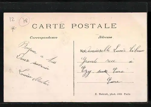 AK Cernay-la-Ville, La Place, cote Est