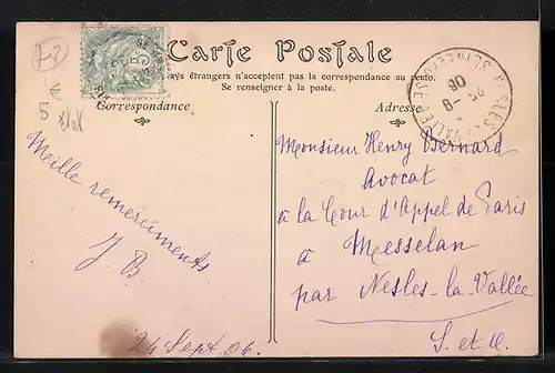 AK Saint-Germain-en-Laye, Place du Marché-Neuf