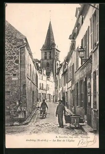 AK Andrésy, La Rue de l`Eglise