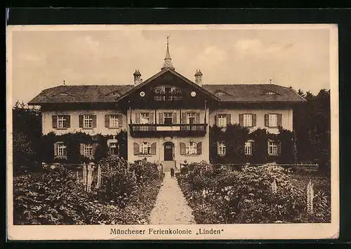 AK Dietramszell - Linden, Münchner Ferienkolonie Linden