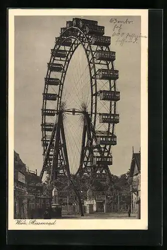 AK Riesenrad im Wiener Prater