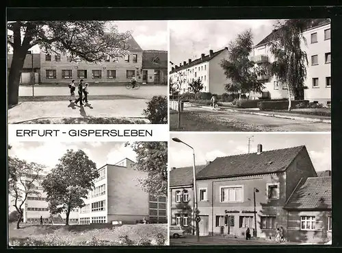 AK Erfurt-Gispersleben, Verschiedene Ansichten des Ortes