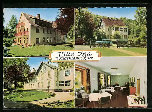 AK Wildemann /Harz, Villa Ina, Bes.: M. L. Friehe