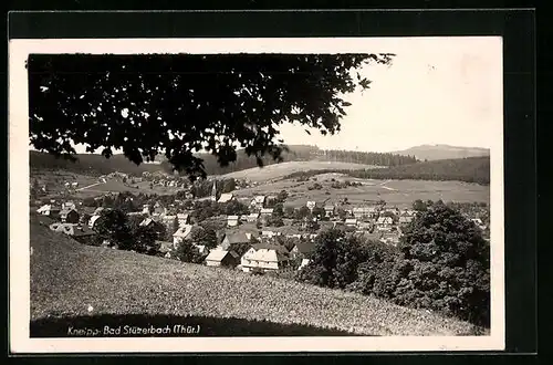 AK Stützerbach /Thür. Wald, Ortsansicht aus der Ferne