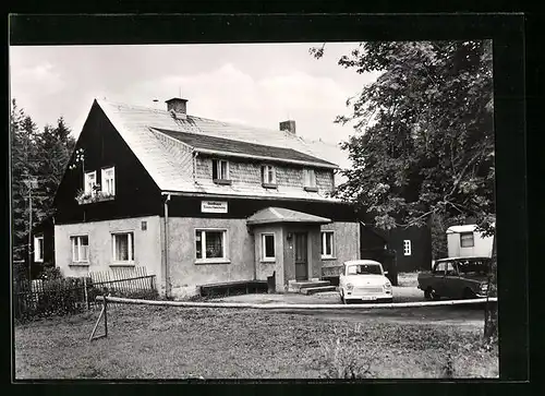 AK Steinbach /Erzgeb., Gasthaus Sauschwemme am Auersberg