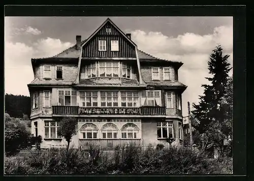 AK Manebach /Thür. Wald, Hotel Conradshöh im Grünen