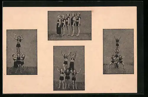 AK Akrobaten-Kindergruppe bei Figuren