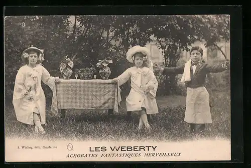 AK Les Weberty, Acrobates fantastiques merveilleux
