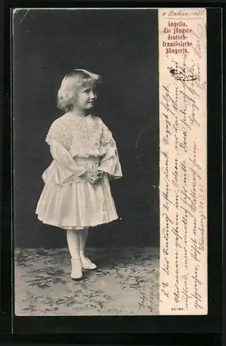 AK Angelia, die jüngste deutsch-französische Sängerin