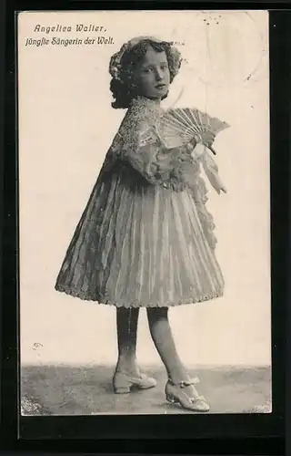 AK Angelica Walter, jüngste Sängerin der Welt