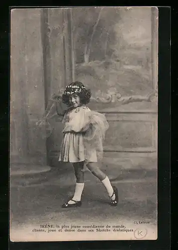 AK Irène, La plus jeune comédienne du monde
