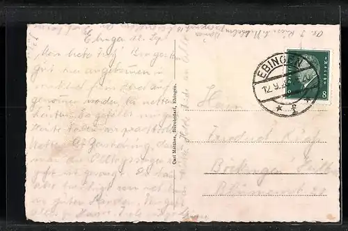 AK Ebingen, Teilansicht