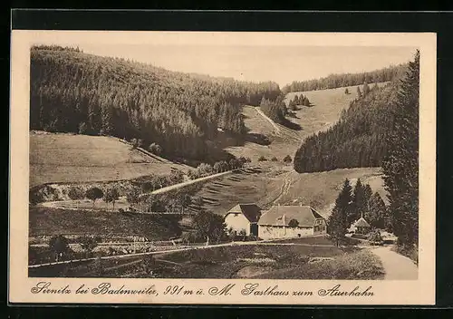 AK Sirnitz bei Badenweiler, Gasthaus zum Auerhahn