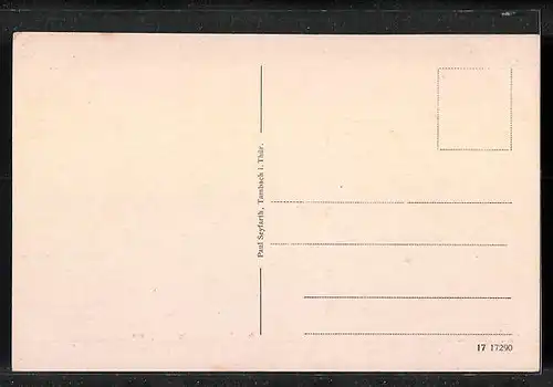 AK Tambach, Blick auf die Gothaer Talsperre