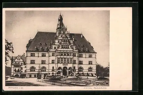 AK Minden i. W., Königliche Regierung