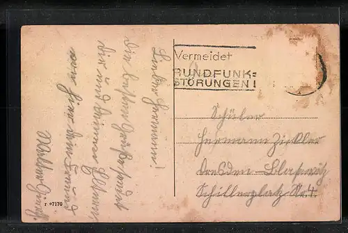 AK Plauen i. V., Rathaus, Sparkasse, Feuerwache