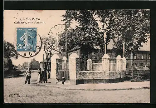AK Wazier, Calvaire, rue Pasteur