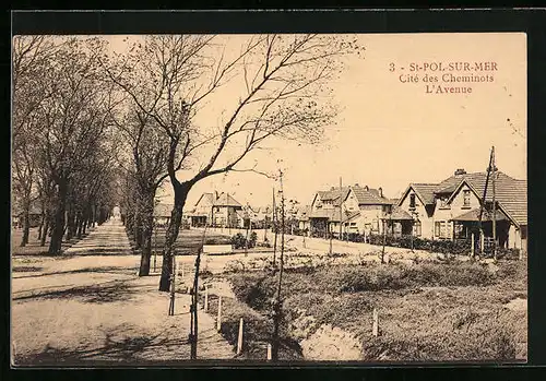 AK St-Pol-sur-Mer, Cité des Cheminots - L`Avenue