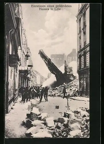 AK Lille, Abriss eines gefährdeten Hauses
