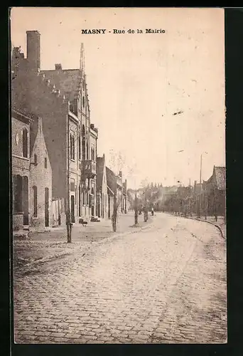AK Masny, Rue de la Mairie