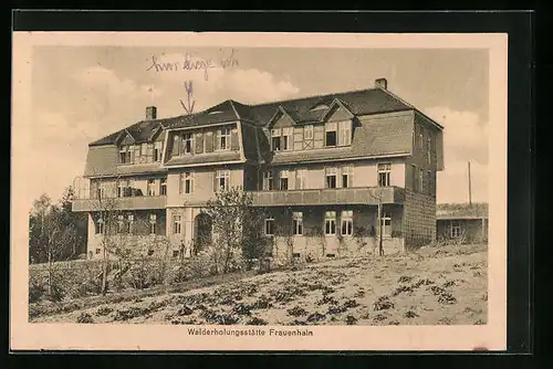 AK Frauenhain, Walderholungsstätte im Sonnenschein