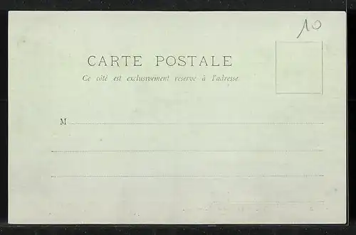 AK St-Quentin, La Rue d`Isle, Strassenbahn