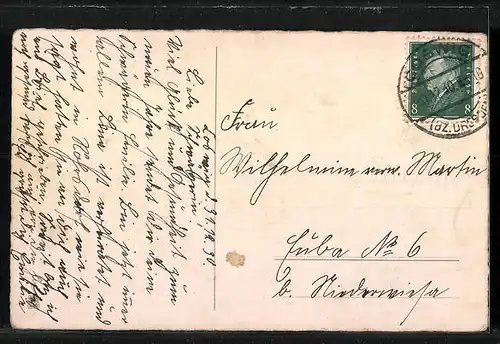 AK Hufeisen mit verschiedenen Blumen