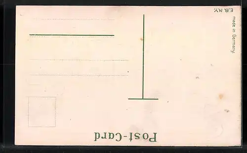 Präge-AK Engel mit Notenschlüssel und Herzen