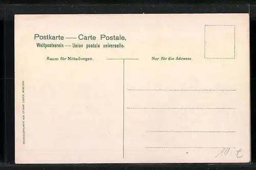 AK Freyburg a. U., Ortspartie mit Berglandschaft